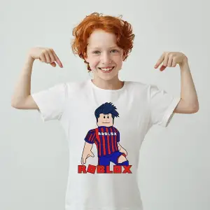 Roblox Baskılı Unisex Çocuk Tişört H18