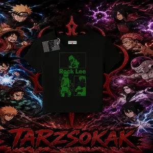 Rock Lee Naruto Anime Karakter Kadın Baby Tee Beyaz