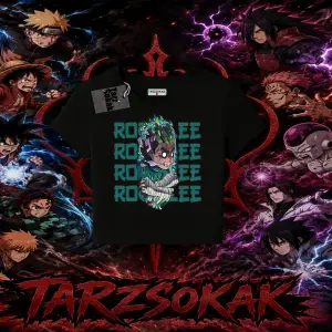 Rock Lee Naruto Anime Karakter Kadın Baby Tee Beyaz