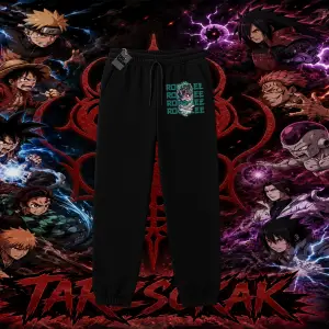 Rock Lee Naruto Anime Karakter Unisex Jogger Eşofman Altı Beyaz