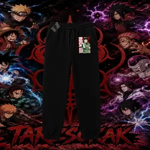 Rock Lee Naruto Anime Karakter Unisex Jogger Eşofman Altı Beyaz