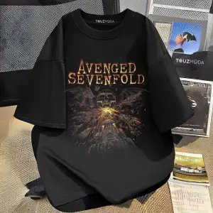 Rock Serisi Avenged Sevenfold Baskılı Unisex Oversize