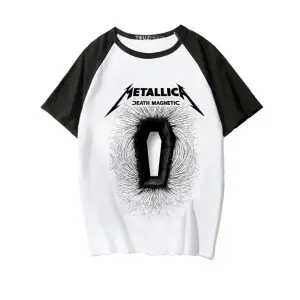 Rock Serisi Metallica Death Magnetic Baskılı Unisex Oversize