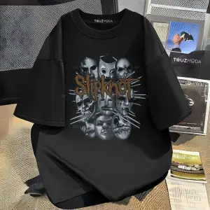 Rock Serisi Slipknot Baskılı Unisex Oversize