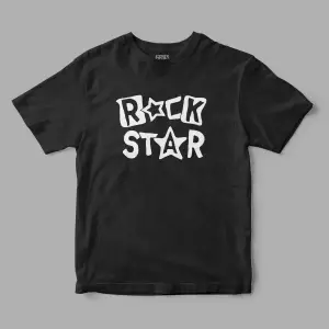 Rockstar Baskılı Tişört