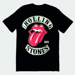 Rolling Stones Logo 1978 Rock Band Baskılı Battal Boy Penye Tişört
