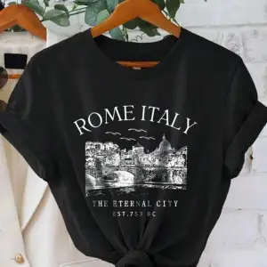 Rome Italy Desen Baskılı Basic