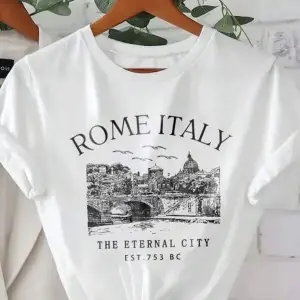 Rome Italy Desen Baskılı Basic