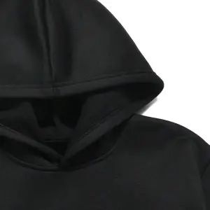 ROMWE Guys Car & Japanese Letter Graphic Drawstring Hoodie Siyah