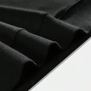 ROMWE Guys Letter & Skull Print Pullover Siyah