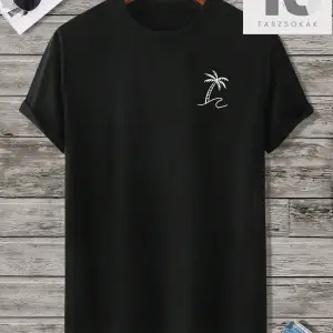 RSRT Erkek Tropikal Baskılı Tişört