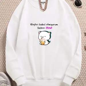 Sadece İltifat Köstebek Sokak Trend Tasarım Harajuku/Gotik Beyaz