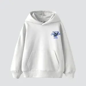 Saint Louis Baskılı Oversize Unisex Premium Beyaz