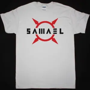 SAMAEL LOGO NEW ICE GREY T-SHIRT