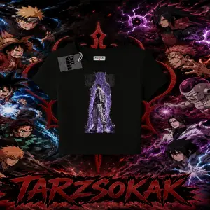 Sasuke uchiha Naruto Anime Karakter Kadın Baby Tee Beyaz