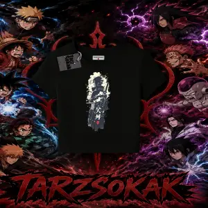 Sasuke uchiha Naruto Anime Karakter Kadın Baby Tee Beyaz