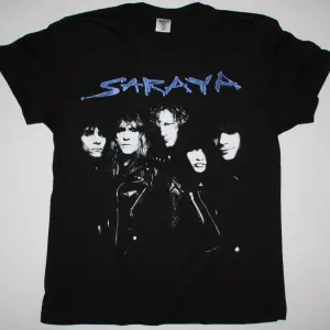 SCAR SYMMETRY NECKBREAKERS BALL TOUR NEW BLACK T-SHIRT ÖN VE ARAKA BASKILI