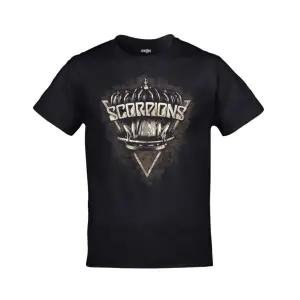 Scorpions Baskılı Unisex Siyah