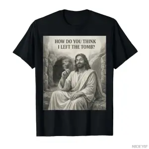 Serin İsa Sigara İçen Ot Marihuana Paskalya Günü Alıntı T-shirt Erkekler Kadınlar Için % 100%