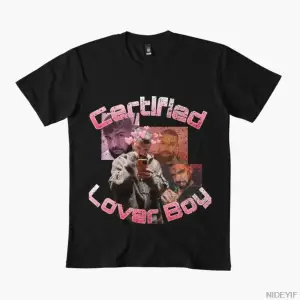 Sertifikalı Lover Boy BBL Estetik Tişört Erkekler Kadınlar İçin %100 Pamuklu Tişörtler Kısa K