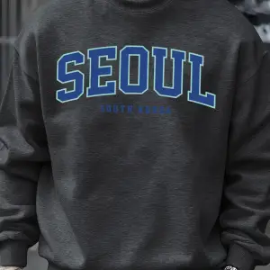 Seul Güney Kore Baskı Erkek Kazaklar Polar Hip Hop Kazak Günlük Giysiler Sonbahar Bisiklet Ya