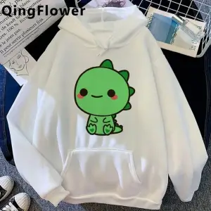 Sevimli Komik Dinozor Hoodiemodel84 12715 Beyaz