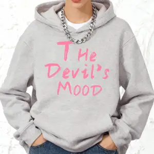 Şeytanın Ayı Baskılı Pamuklu Kapüşonlu Üstleri Kadınlar İçin Kışlık Polar Sıcak Sweatshirt Ko