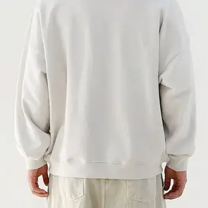 Shark Graphic Drop Shoulder Sweatshirt Beyaz