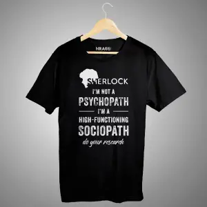 Sherlock Psychopath Tişört