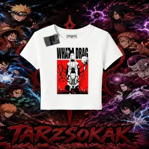 Shikamaru Nara Naruto Anime Karakter Kadın Baby Tee Beyaz