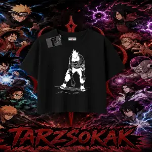 Shikamaru Nara Naruto Anime Karakter Kadın Crop Tişört Beyaz