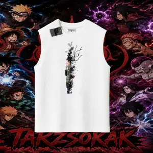 Shikamaru Nara Naruto Anime Karakter Oversize Unisex Kolsuz Tişört Beyaz