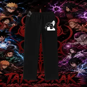 Shikamaru Nara Naruto Anime Karakter Unisex Baggy Eşofman Altı Beyaz