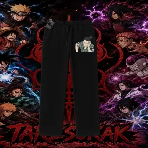Shikamaru Nara Naruto Anime Karakter Unisex Baggy Eşofman Altı Beyaz