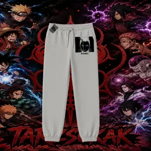 Shikamaru Nara Naruto Anime Karakter Unisex Jogger Eşofman Altı Beyaz