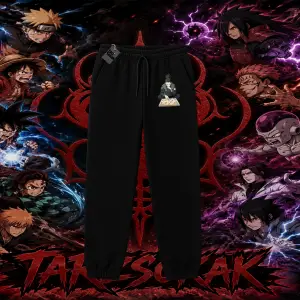 Shikamaru Nara Naruto Anime Karakter Unisex Jogger Eşofman Altı Beyaz