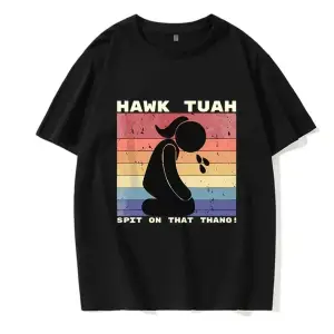 Siyah 90lar Sıcak Satış Şahin Tuah 24 That Thanga Tükürmek Vintage T O B