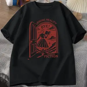 Siyah an vintage eğlenceli kitap sevgilisi okuma streetwear grafik vi