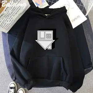 Siyah Arctic Monkeys NBHD Mahalle Hoodie Komik Karikatür Grafik Gotik