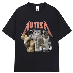 Siyah Autism Cats Unisex