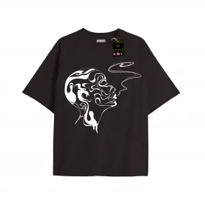 Siyah Babby Tee yüz tasarım Özel tasarım