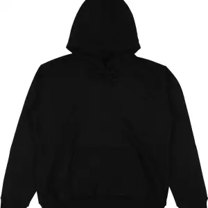 Siyah Basic  Oversize Unisex Kapüşonlu Sweatshirt Hoodie
