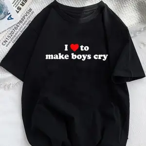 Siyah Ben yapmak için seviyorum Boy Cry Grunge k Harajuku Clothes