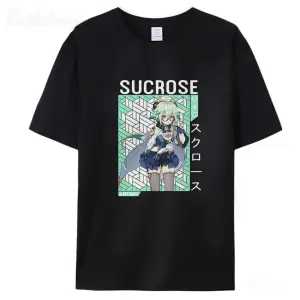 Siyah Genshin darbe Lisa Barbara Noelle Fischl Sucrose Mona Qiqi