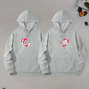 Siyah Kapşonlu Sweatshirt Çift Sevgili Kombinleri Couple Clothing