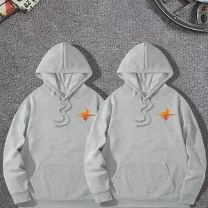 Siyah Kapşonlu Sweatshirt Çift Sevgili Kombinleri Couple Clothing