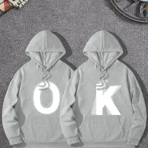 Siyah Kapşonlu Sweatshirt Çift Sevgili Kombinleri Couple Clothing