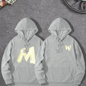 Siyah Kapşonlu Sweatshirt Çift Sevgili Kombinleri Couple Clothing