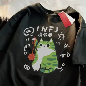 Siyah MBTI Yaz ve Bahar ler Eğlenceli Kedi Nefes Yumuşak Serin