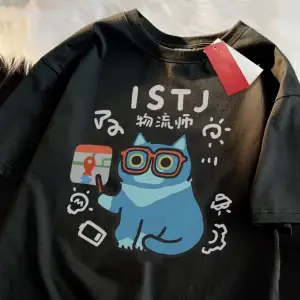 Siyah MBTI Yaz ve Bahar ler Eğlenceli Kedi Nefes Yumuşak Serin